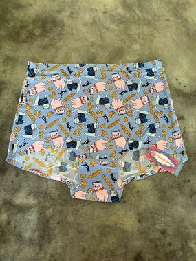 NWT, Cheek Boss Women’s Briefs dogs and cats, 2XL, K21